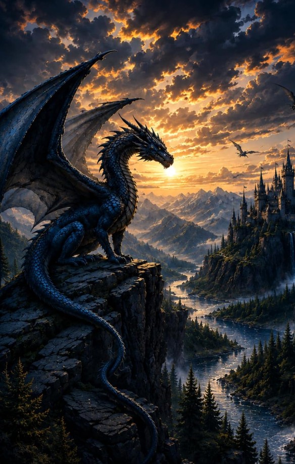 Dragon Kingdom Journal cover featuring a fantasy dragon kingdom design