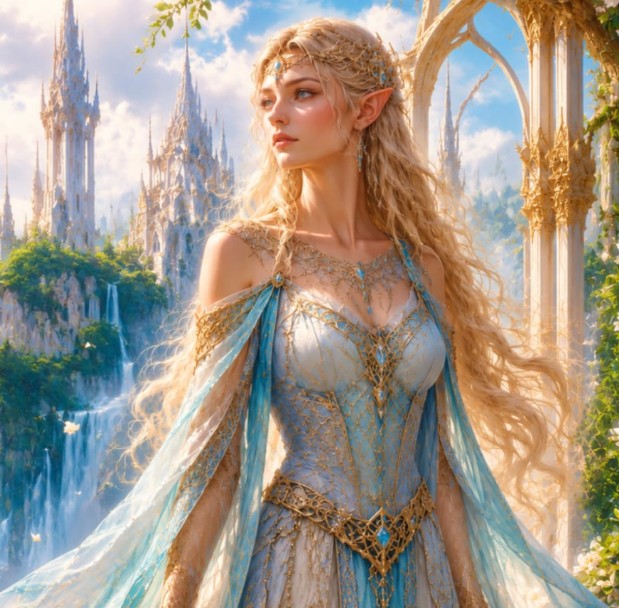 High Elf Journaling Notebook cover featuring a high elf design