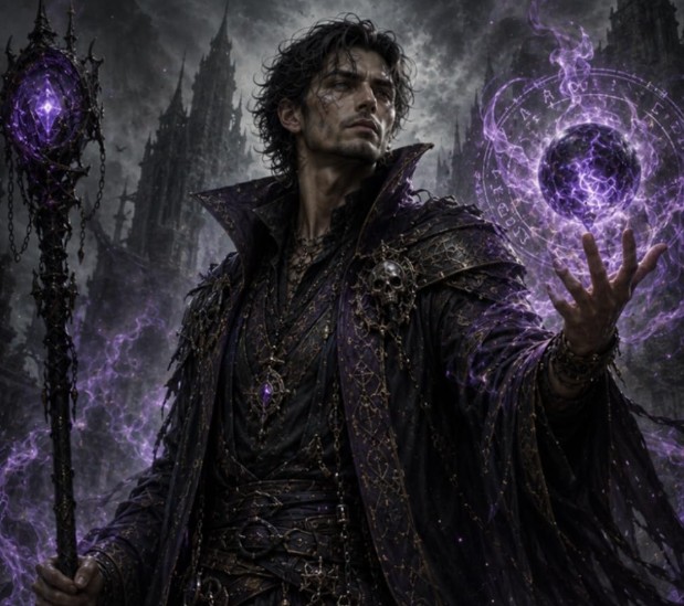 Shadow Mage Journal cover designed for creative writing and self-expression